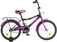 Детский велосипед для девочек Novatrack Cosmic 18 Black violet