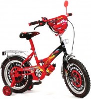 Детский велосипед для мальчиков Disney CAR14C-44 Black red