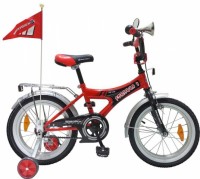 Детский велосипед для мальчиков Novatrack Х21014-К Black red