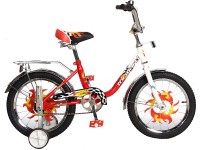 Детский велосипед для мальчиков Forward Racing Boy 16 White red