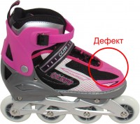 Роликовые коньки Cliff CS 781 L (39-42) Pink  дефект - дефект краски, пятно на ботинке