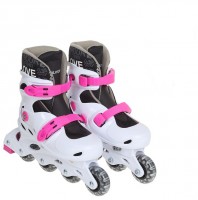 Роликовые коньки Onlitop 1231430 р.34-37 White pink