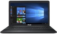 Ноутбук Asus X751SJ-TY017T (Pentium N3700 1.6Ghz/17.3/4Gb/500Gb/DVDRW/GT920M 1Gb/W10/Black) 90NB07S1-M00860
