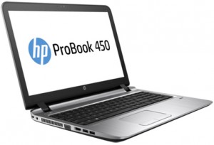 Ноутбук HP ProBook 450 (Core i5-6200U 2.3Ghz/15.6/4Gb/500Gb /DVD-SM/W7/Silver) W4P63EA