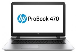 Ноутбук HP ProBook 470 (Core i5 6200U 2.3GHz/17.3/8Gb/1Tb/DVD/R7 M340/W7P 64/Black) W4P78EA