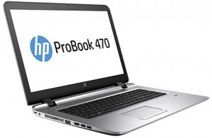 Ноутбук HP ProBook 470 (Core i5-6200U 2.3Ghz/17.3/8Gb/1Tb /DVD-SM/W7/Silver) W4P90EA