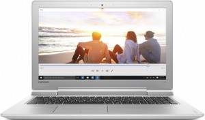 Ноутбук Lenovo Ideapad 700-15 (Core I7 6700HQ 2.6GHz/15.6/8Gb/1Tb+SSD128Gb/GTX950M/W10H/White) 80RU001ARK