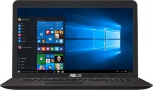 Ноутбук Asus K756UV (Core i5 6200U 2.3Ghz/17.3/6Gb/1Tb/DVD/920M/W10 Home 64/Brown) 90NB0C71-M00440