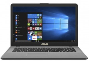 Ноутбук Asus N705UN-GC023T (core i5-7200U 2.5Ghz/17.3/8Gb/1Tb/MX150/W10Home) 90NB0GV1-M00230
