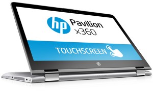 Ноутбук-трансформер HP Pavilion 14-ba023ur (Core i7 7500U 2.7Ghz/14/8Gb/1Tb+SSD128Gb/GeForce 940MX/DOS/Silver) 1ZC92EA