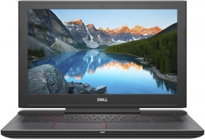 Ноутбук Dell Inspiron 7577 (Core i7-7700HQ 2.8Ghz/15.6/8Gb/1Tb+SSD8Gb/GTX1050Ti/Linux/Black) 7577-5440