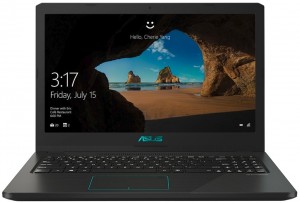 Ноутбук Asus X570UD-E4054T (Core i7-8550U 1.8Ghz/15.6/8Gb/1Tb+256Gb/GTX 1050/W10H64) 90NB0HS1-M00660