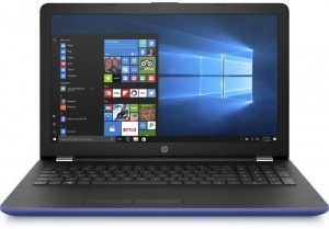 Ноутбук HP 15-bs108ur (Core i5 8250U 1.6GHz/15.6/6Gb/1Tb+SSD128Gb/Radeon 520/W10 Home 64/Blue) 2PP28EA