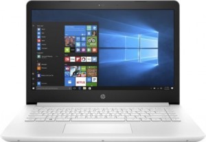 Ноутбук HP 14-bp012ur (Core i5 7200U 2.5GHz/14/6Gb/1Tb+SSD128Gb/AMD Radeon 530/W10 Home/White)1ZJ47EA