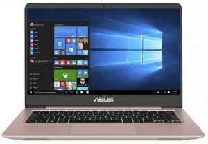 Ультрабук Asus ZenBook UX410UF-GV030T (i7-8550U 1.8Ghz/14/8Gb/1Tb+256Gb/GF MX130/W10H64/Gold) 90NB0HZ4-M00480