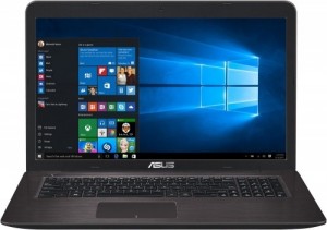 Ноутбук Asus X756UQ-T4233T (Core i5 6200U 2.3Ghz/17.3/6Gb/500Gb/DVD/940MX/W10H64) 90NB0C31-M02570