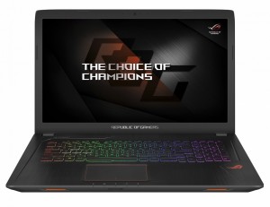 Ноутбук Asus ROG GL753VE-GC150T (Core i7 7700HQ 2.8Ghz/17.3/16Gb/1Tb/GTX 1050Ti/W10H64) 90NB0DN2-M02290