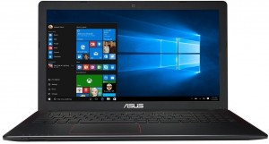 Ноутбук Asus K550VX-DM466T (Core i5 6300HQ 2.3Ghz/15.6/4Gb/500Gb+SSD128Gb/GTX 950M/W10Home64) 90NB0BBJ-M06190