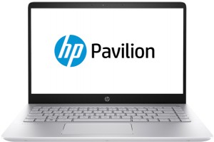 Ноутбук HP Pavilion 14-bf028ur (Core i3-7100U 2.4Ghz/14/4Gb/SSD256Gb/HD Graphics 620/W10H64/Silver) 2QH99EA