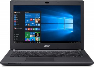 Ноутбук Acer ES1-422-256J (E1 7010 1.5Ghz/14/4Gb/500Gb/Radeon R2/W10 Home/Black) NX.G6XER.003