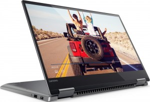 Ноутбук-трансформер Lenovo Yoga 720-15IKB (Core i7 7700HQ 2.8Ghz/15.6/16Gb/SSD512Gb/GTX 1050/W10H64/Grey) 80X7006DRK