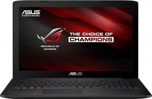Ноутбук Asus ROG GL552VW-CN926D (Core i5 6300HQ 2.3Ghz/15.6/8Gb/1Tb/SSD128Gb/DVD/GTX 960M/DOS) 90NB09I3-M11930