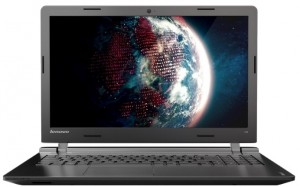 Ноутбук Lenovo IdeaPad 100-15 (Cel N2840 2.16GHz/15.6/2Gb/500Gb/DVD/HD Graphics/W10/Black) 80MJ00E6RK