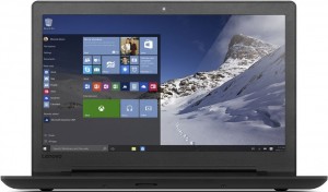 Ноутбук Lenovo IdeaPad 110-15IBR (Cel N3060 1.6GHz/15.6/4Gb/SSD128Gb/HD Graphics 400/W10Home64/Black) 80T7009ERK
