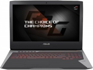 Ноутбук Asus G752VS(KBL)-GC438 (i7 7700HQ 2.8Ghz/17.3/16Gb/1Tb+SSD256Gb/DVD/GTX 1070/DOS) 90NB0D71-M07130