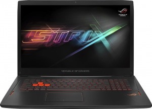 Ноутбук Asus ROG Strix GL702VS-GC191T (Core i7 7700HQ 2.8Ghz/17.3/8Gb/2Tb/GTX1070/W10H64) 90NB0DZ1-M02370