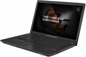Ноутбук Asus GL753VD (Core i7 7700HQ 2.8Ghz/17.3/16Gb/1Tb+SSD256Gb/DVD/NV GTX1050/W10 Home) 90NB0DM2-M02020