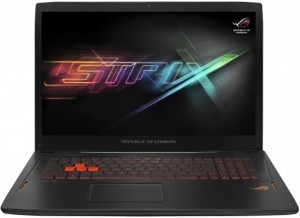 Ноутбук Asus GL702VM-BA362T (Core i7 7700HQ 2.8Ghz/17.3/24Gb/1Tb+SSD256Gb/GTX1060/W10H64) 90NB0DQ1-M05080
