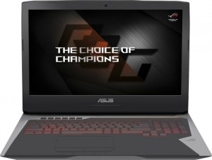 Ноутбук Asus ROG G752VS (Core i7-7820HK 2.9Ghz/16Gb/2Tb+SSD256Gb/DVD/NV GTX1070/W10 Home) 90NB0D71-M07110