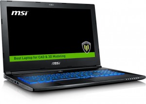 Ноутбук MSI WS60 7RJ-698RU (Core i7 7700HQ 2.8Ghz/15.6/16Gb/1Tb+2xSSD128Gb/M2000M/W10P64) 9S7-16H812-698