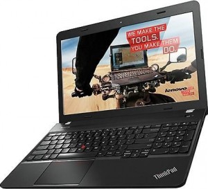 Ноутбук Lenovo ThinkPad Edge E555 (AMD A8 7100 2.8Ghz/15.6/4Gb/500Gb/DVD/R5/DOS/Black) 20DH0020RT