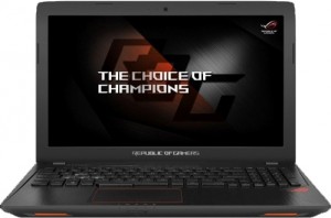 Ноутбук Asus ROG GL502VM (Core i7 7700HQ 2.5Ghz/12Gb/1Tb+SSD256Gb/GTX1060M/W10 Home/Black) 90NB0DR1-M07560