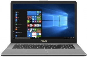 Ноутбук Asus VivoBook Pro 17 N705UD-GC069T (i7 7500U 2.7Ghz/17.3/16Gb/1Tb/GTX 1050/W10H64) 90NB0GA1-M01020