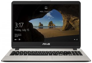 Ультрабук Asus VivoBook X507UA-BQ072T (i3-6006U 2Ghz/15.6/4Gb/1Tb/HD Graphics 520/W10H64/Gold) 90NB0HI2-M00960