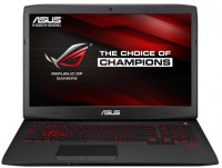 Ноутбук Asus Republic of Gamers G751JL (Core i7/4720HQ/2.6Ghz/12Gb/2Tb/17.3/DVD/GTX965/2Gb/WiFi/W8/Black)