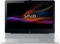 Ноутбук-трансформер Sony Vaio SVF14N1J2RS (Core i3/4005U/4Gb/500Gb HDD/8Gb SSD/Intel HD4000/14.0/W8/Silver)