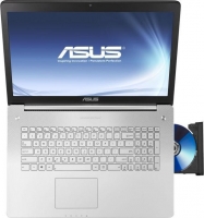 Ноутбук Asus N750Jk (Core i7/4710HQ/2500Mhz/8192Mb/17.3/1.5Tb+24GbSSD/GTX850M/4Gb/DVDRW/WiFi/BT/W8.1)