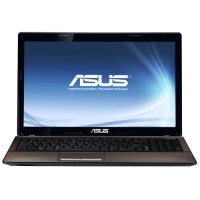 Ноутбук Asus K53SD (Core i3/2350M/2300Mhz/4096Mb/15.6/500Gb/NV610M/2G/DVDRW/WiFi/BT/W7HB/Brown)