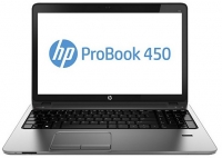 Ноутбук HP ProBook 450 (Core i3/5010U/2100MHz/4Gb/500Gb/15.6/DVDRW/WiFi/BT/W7P+W8.1P/Black)