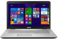 Ноутбук Asus N751JK-T7257H (Core i7/4710HQ/2800Mhz/12Gb/17.3/1Tb+1Tb/GT850M/WiFi/BT/W8/Grey)
