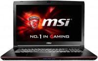 Ноутбук MSI GE72 6QC-011RU (Core i7 6700HQ/2.6Ghz/16Gb/17.3/1Tb+SSD128Gb/DVD-RW/WiFi/Bt/W10/Black)