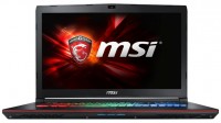 Ноутбук MSI GE72 6QF(i7 6700HQ/2.6Ghz/8Gb/17.3/1Tb/noDVD/WiFi/BT/W10/Black)