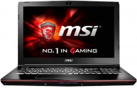 Ноутбук MSI GE62 6QC (Core i7 6700HQ/2.6Ghz/8Gb/15.6/1Tb/DVD-RW/WiFi/BT/W10/Black)