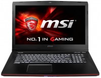 Ноутбук MSI GE72 2QL (Core i7 5700HQ/2.7Ghz/8Gb/17.3/1Tb/DVD-RW/WiFi/BT/W8.1/Black)