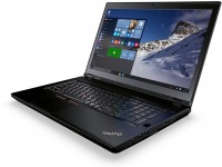 Ноутбук Lenovo ThinkPad P70 (Xeon E3-1505M 2.8Ghz/17.3/16Gb/1Tb+SSD256Gb/DVD/W7P64/Black) 20ER0029RT