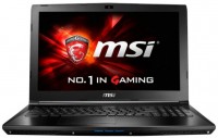 Ноутбук MSI GL62 6QC-097RU (i5/6300HQ/2.3Ghz/8Gb/15.6/1Tb/Blu-ray/GF940M/2Gb/WiFi/BT/W10/Black) (9S7-16J612-097)